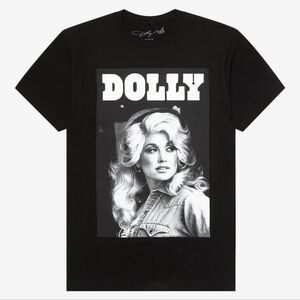 Black Dolly Parton Graphic T-Shirt
